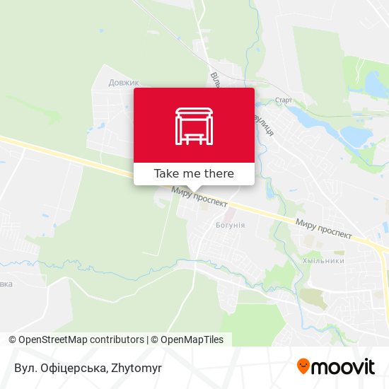 Вул. Офіцерська map