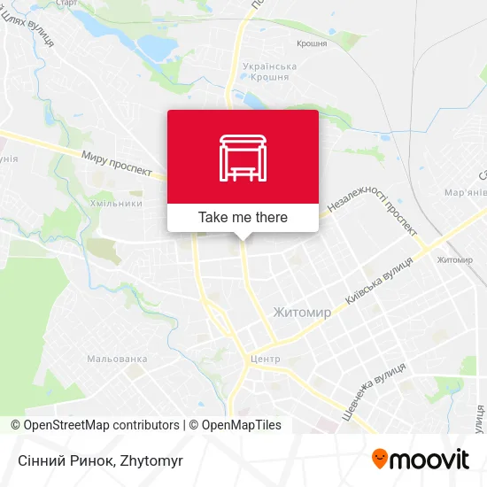 Сінний Ринок map