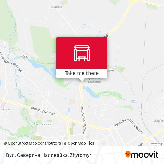 Вул. Северина Наливайка map