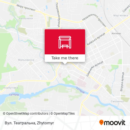 Вул. Театральна map