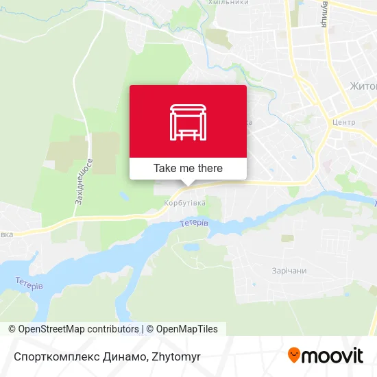 Карта Спорткомплекс Динамо