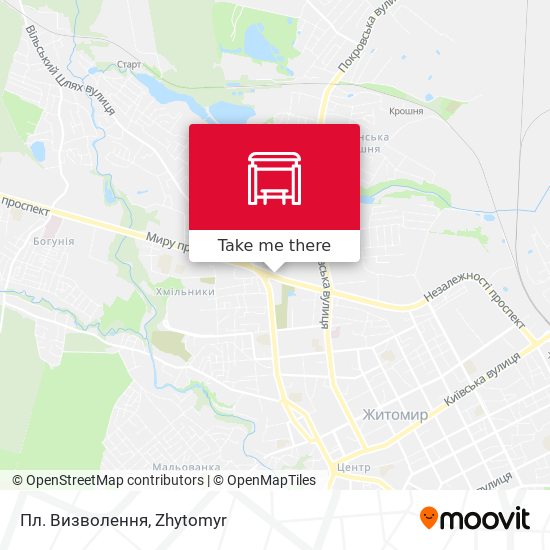 Пл. Визволення map