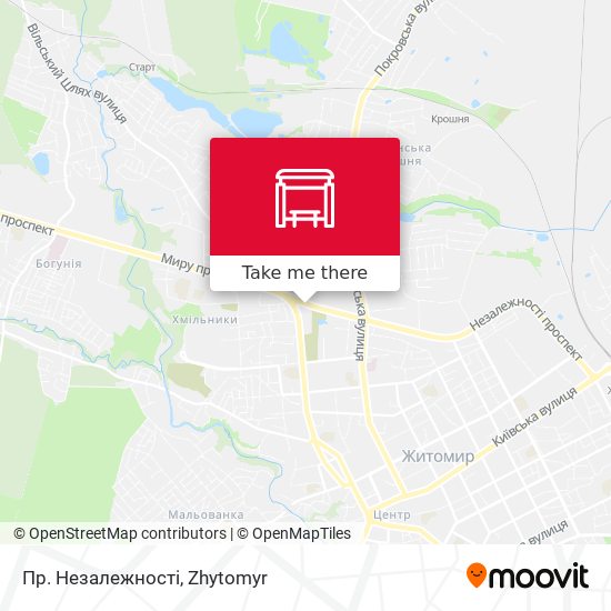 Пр. Незалежності map