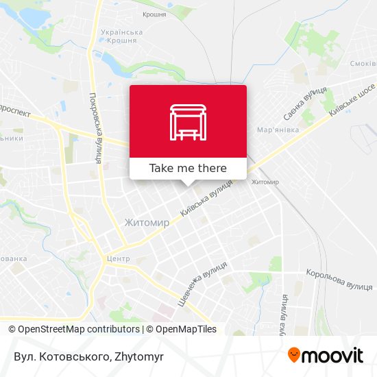 Вул. Котовського map