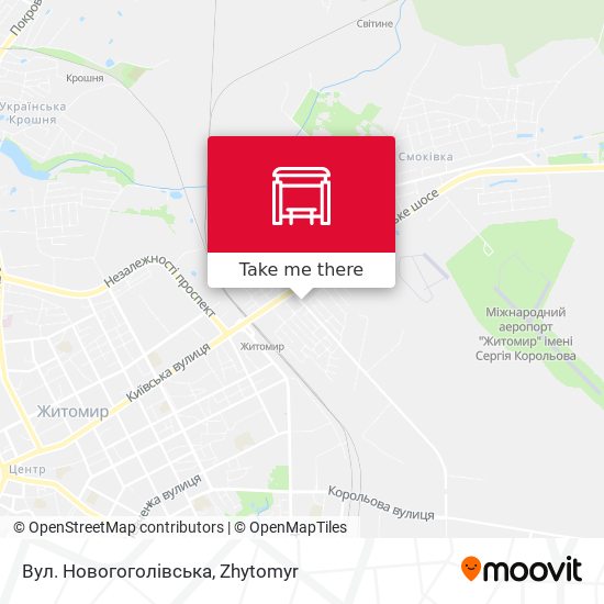 Вул. Новогоголівська map