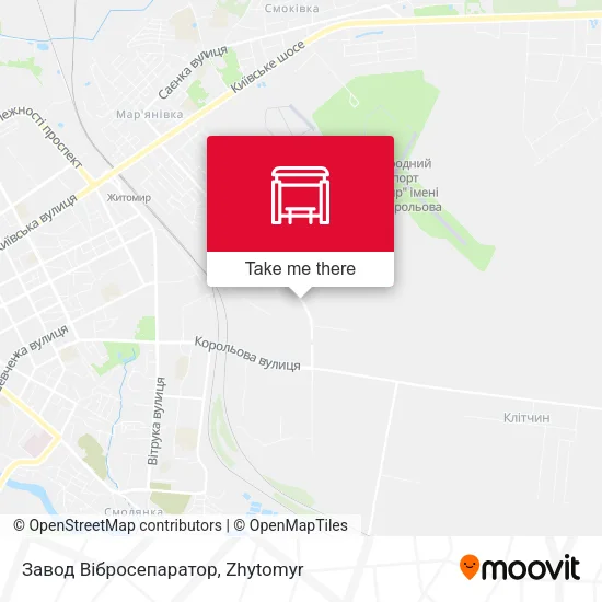 Завод Вібросепаратор map