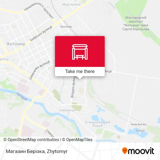 Магазин Берізка map
