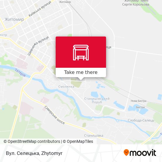 Вул. Селецька map