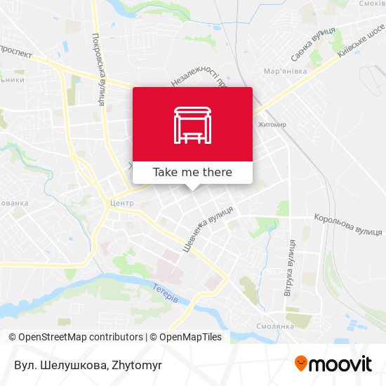 Вул. Шелушкова map