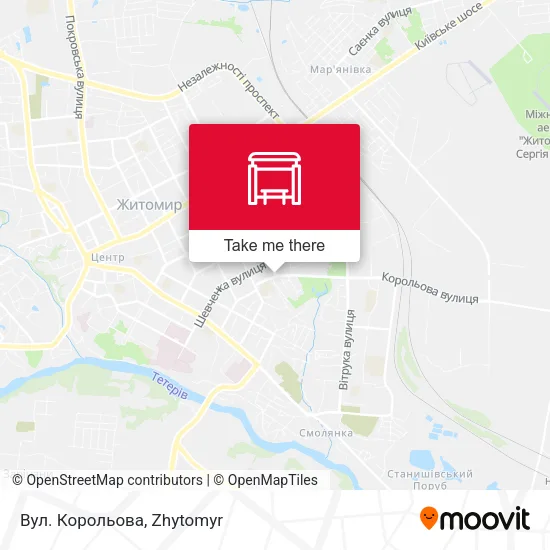 Вул. Корольова map
