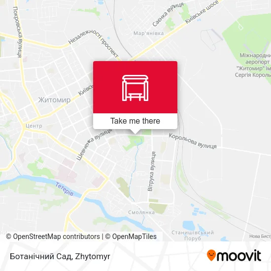 Карта Ботанічний Сад
