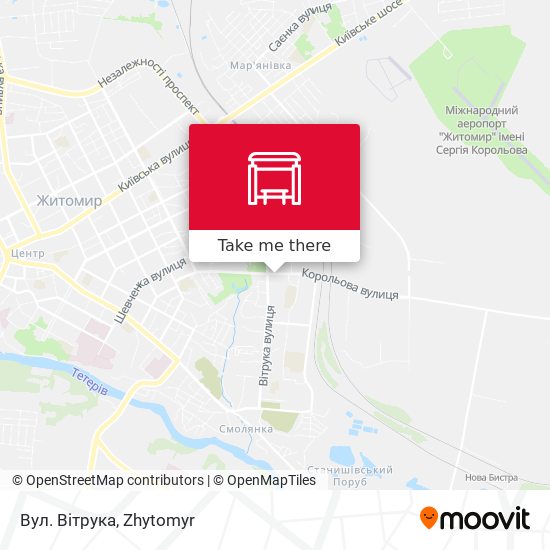 Вул. Вітрука map