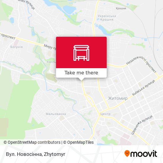 Вул. Новосінна map