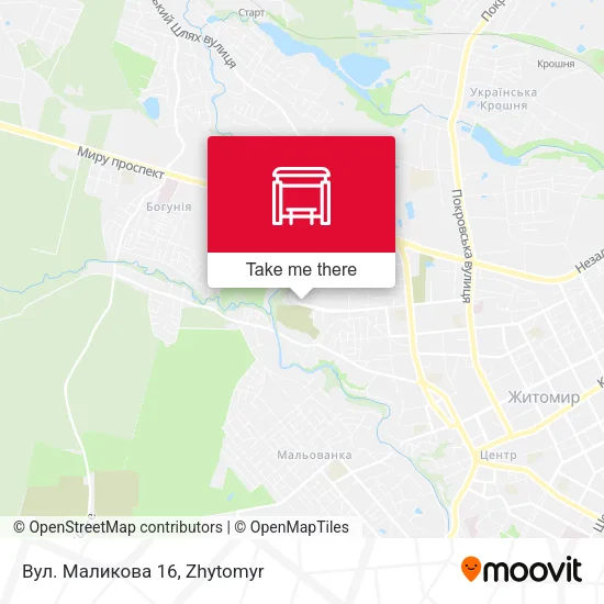 Вул. Маликова 16 map