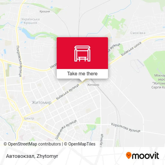 Карта Автовокзал