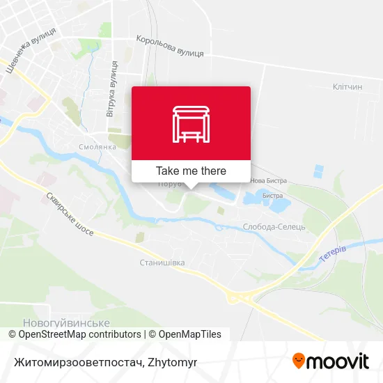 Житомирзооветпостач map