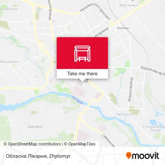 Обласна Лікарня map