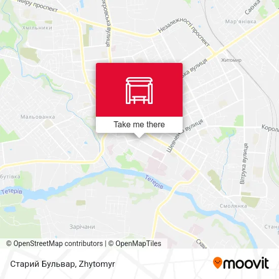 Карта Старий Бульвар