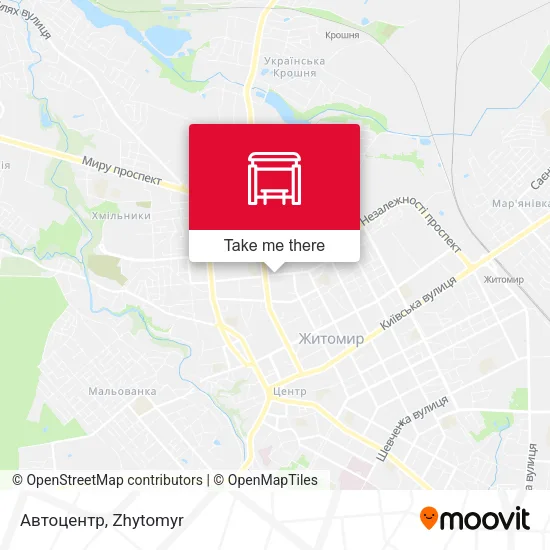 Карта Автоцентр