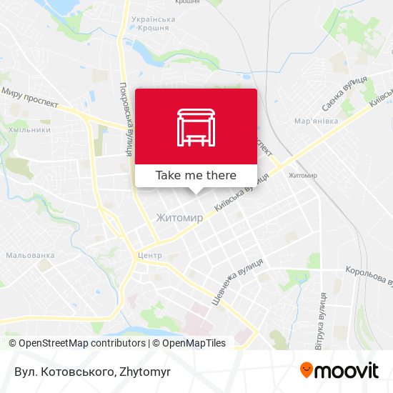 Вул. Котовського map