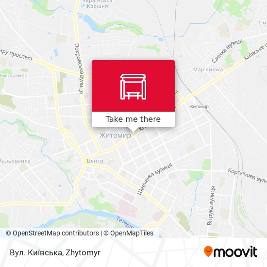 Вул. Київська map