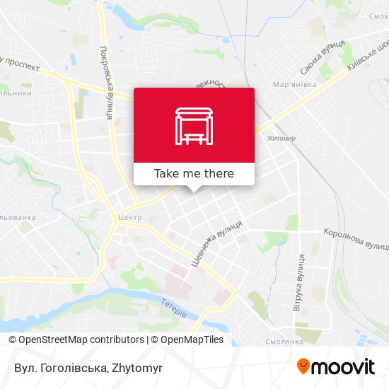 Вул. Гоголівська map