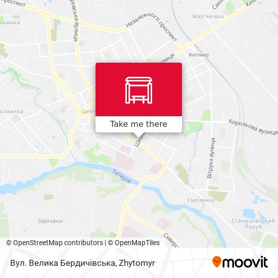 Вул. Велика Бердичівська map