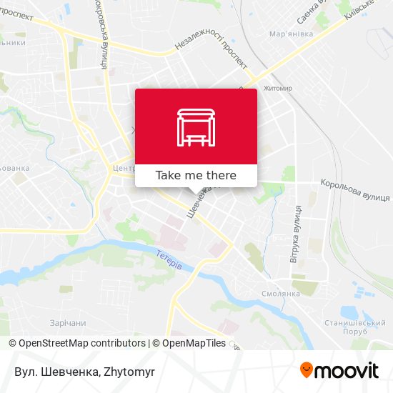 Вул. Шевченка map