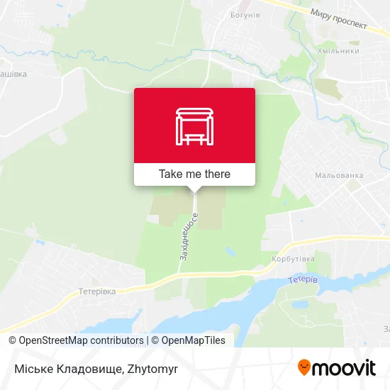 Міське Кладовище map