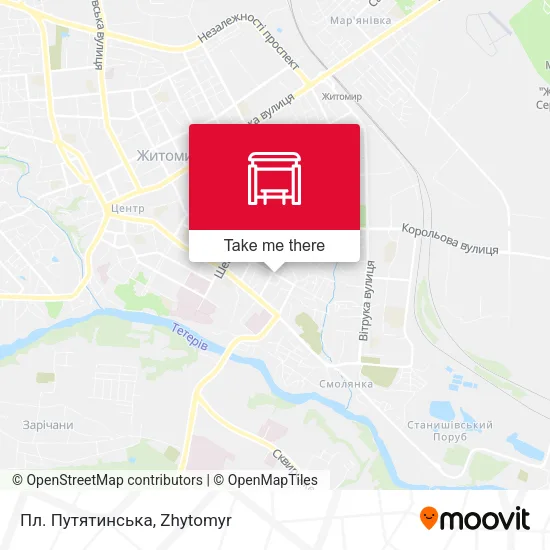 Карта Пл. Путятинська