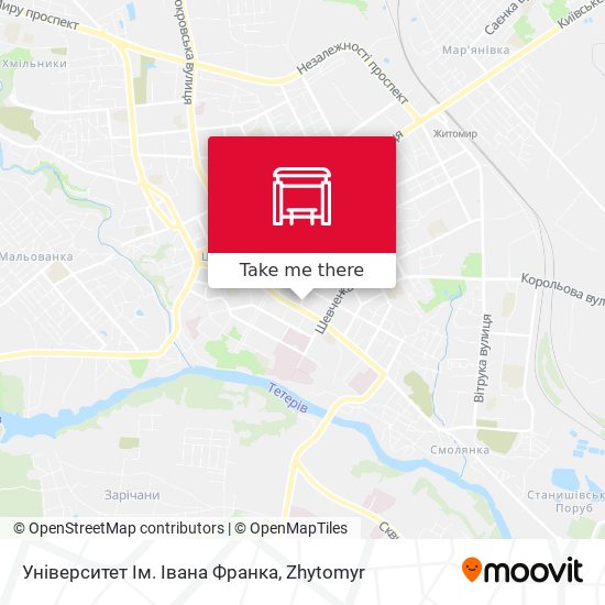 Університет Ім. Івана Франка map