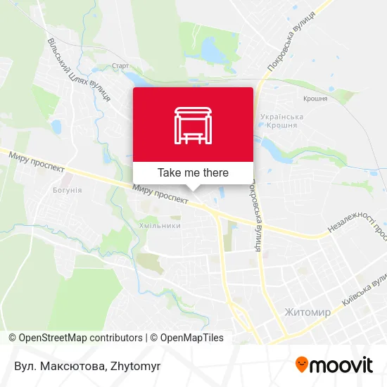 Вул. Максютова map