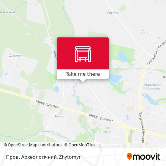 Пров. Археологічний map