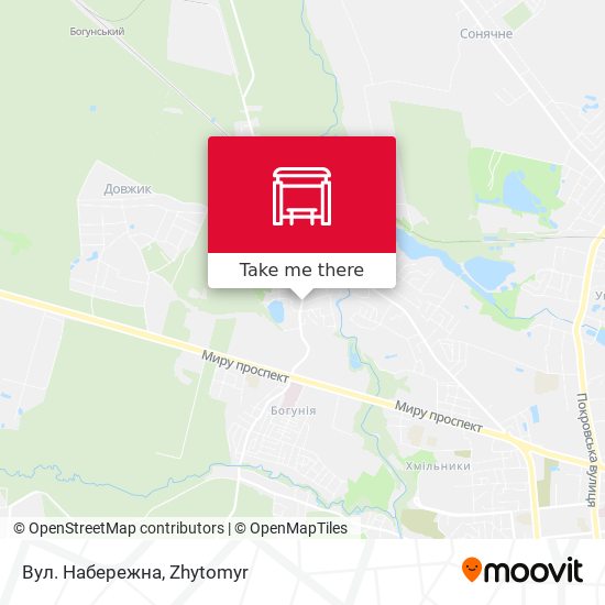 Вул. Набережна map