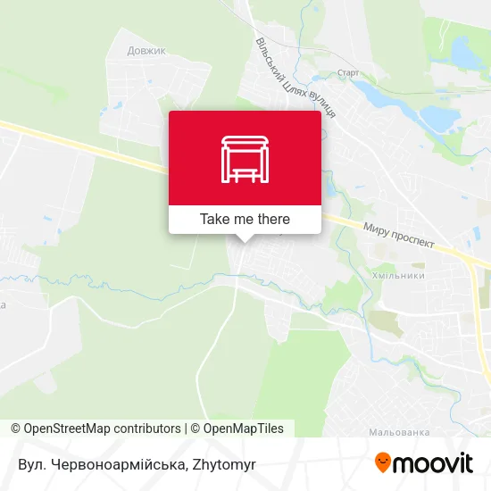 Карта Вул. Червоноармійська