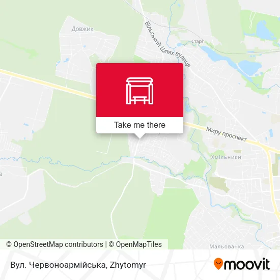 Карта Вул. Червоноармійська