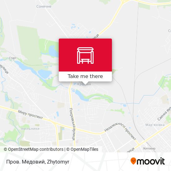 Пров. Медовий map