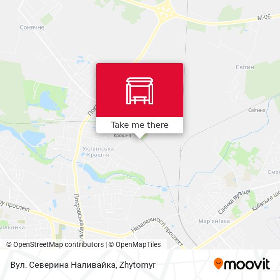 Вул. Северина Наливайка map