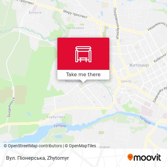 Вул. Піонерська map