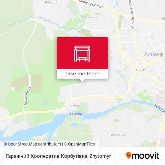 Гаражний Кооператив Корбутівка map