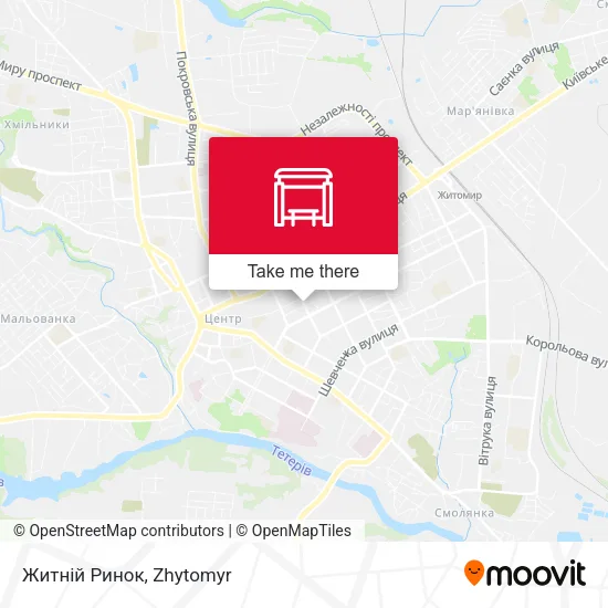 Карта Житній Ринок