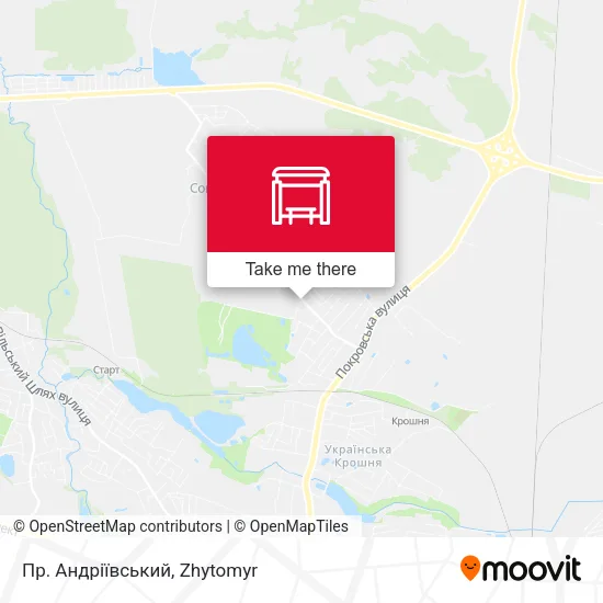 Пр. Андріївський map