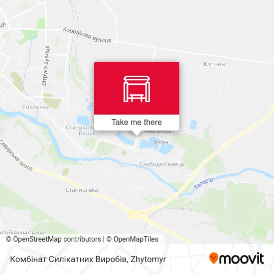 Карта Комбінат Силікатних Виробів