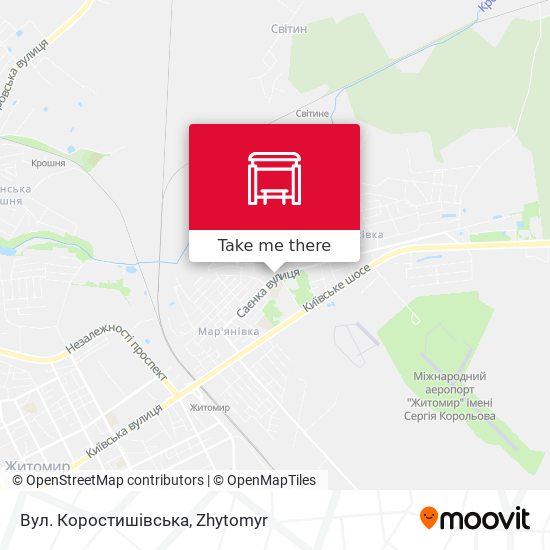 Вул. Коростишівська map