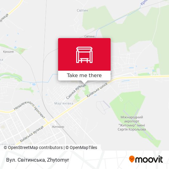 Вул. Світинська map