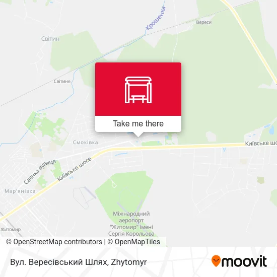 Вул. Вересівський Шлях map