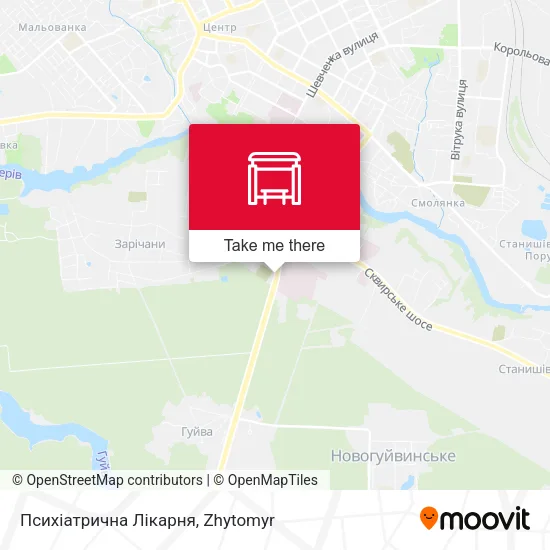 Психіатрична Лікарня map