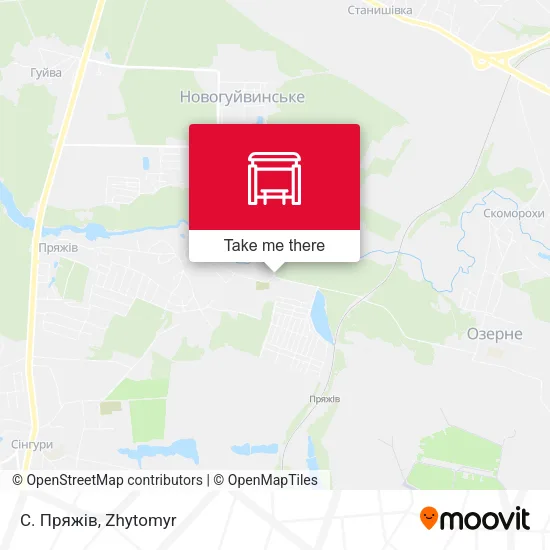 С. Пряжів map