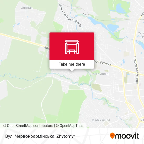 Карта Вул. Червоноармійська
