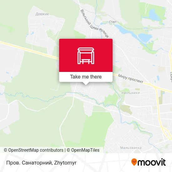 Пров. Санаторний map